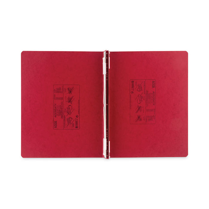 PRESSTEX Covers with Storage Hooks, 2 Posts, 6" Capacity, 14.88 x 11, Executive Red