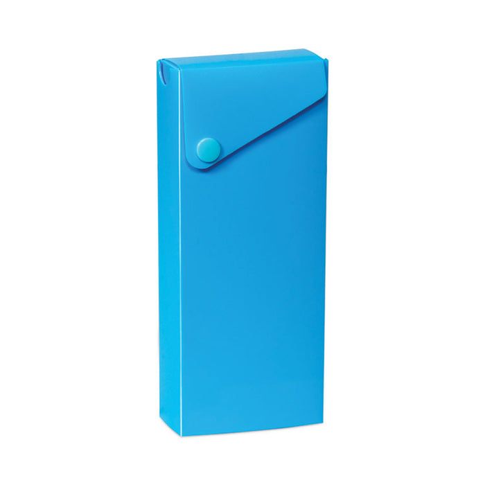Slider Pencil Case, 2.88" x 0.6" x 9.5" to 11.43", Assorted Colors, 24/Carton