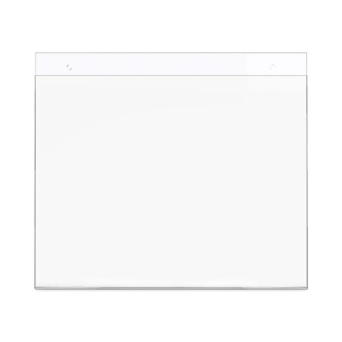 Classic Image Wall-Mount Sign Holder, Landscape, 11 x 8.5, Clear