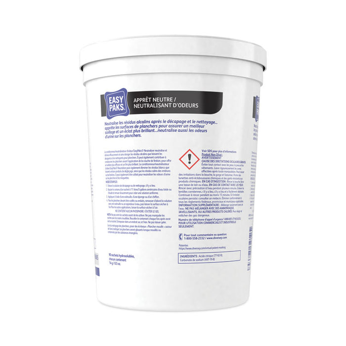Neutralizer Conditioner/Odor Counteractant, Unscented, 0.5 oz Packet, 90/Tub, 2 Tubs/Carton