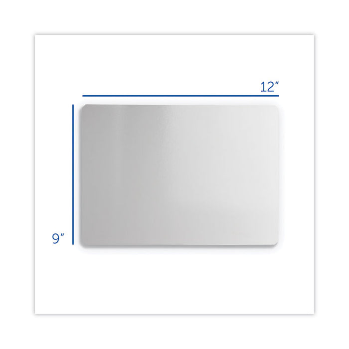 Dry Erase Board, 12" x 9", White Surface, 24/Pack