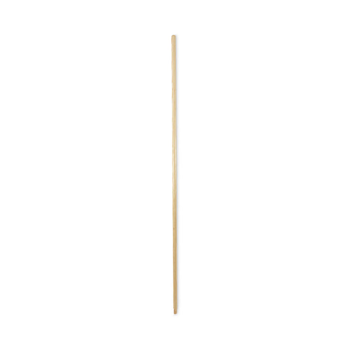 Threaded End Broom Handle, 0.94" dia x 60", Natural