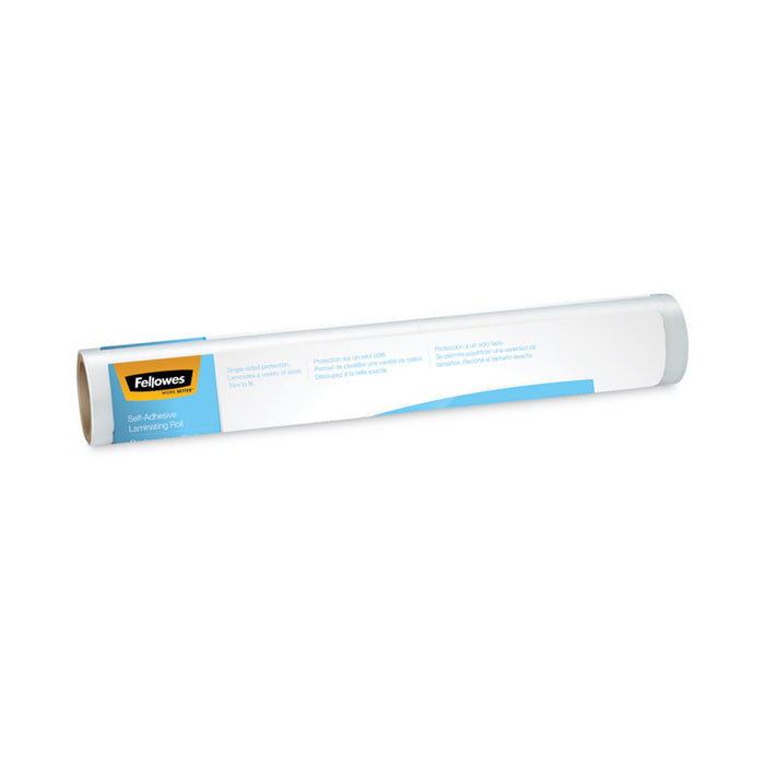 Self-Adhesive Laminating Roll, 3 mil, 16" x 10 ft, Gloss Clear