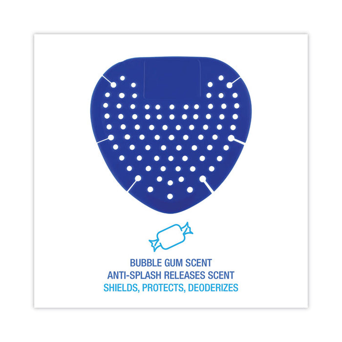 Deodorizing Urinal Screen, Bubblegum Scent, Blue, 3.5 oz, Dozen