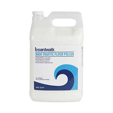 High Traffic Floor Polish, Apply 3 to 5 Coats per Application, 1 gal Bottle, 4/Carton