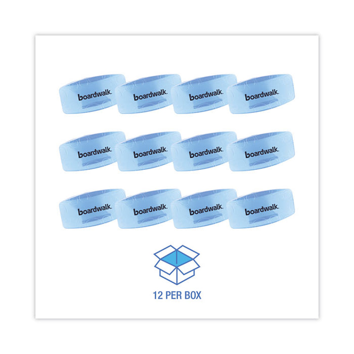 Toilet Bowl Clip, Cotton Blossom Scent, Blue, 12/Box