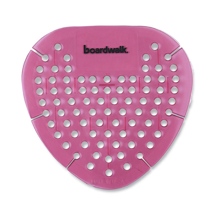 Gem Urinal Deodorizer Screen, Spiced Apple Scent, Red, 12/Box