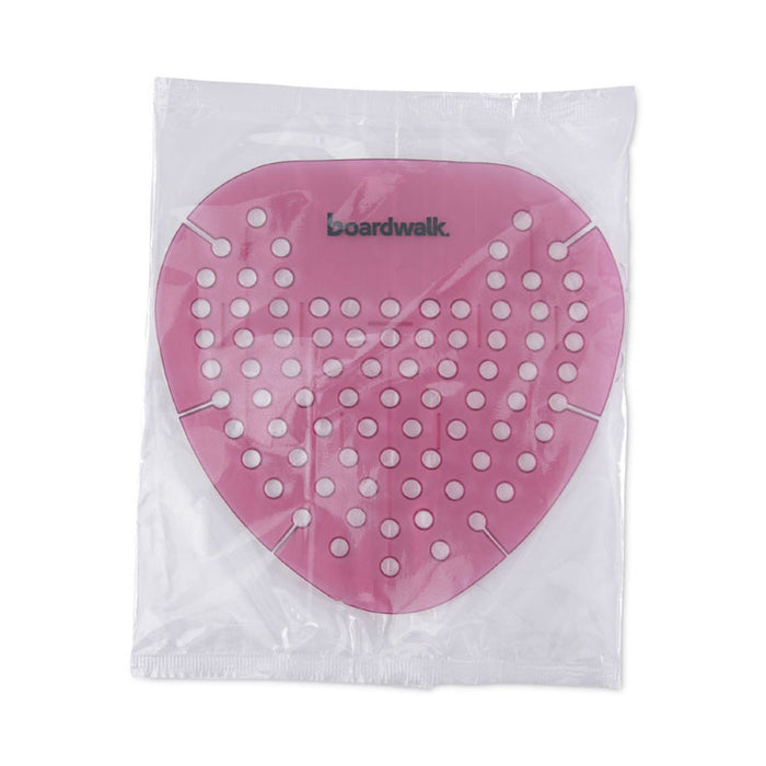 Gem Urinal Deodorizer Screen, Spiced Apple Scent, Red, 12/Box