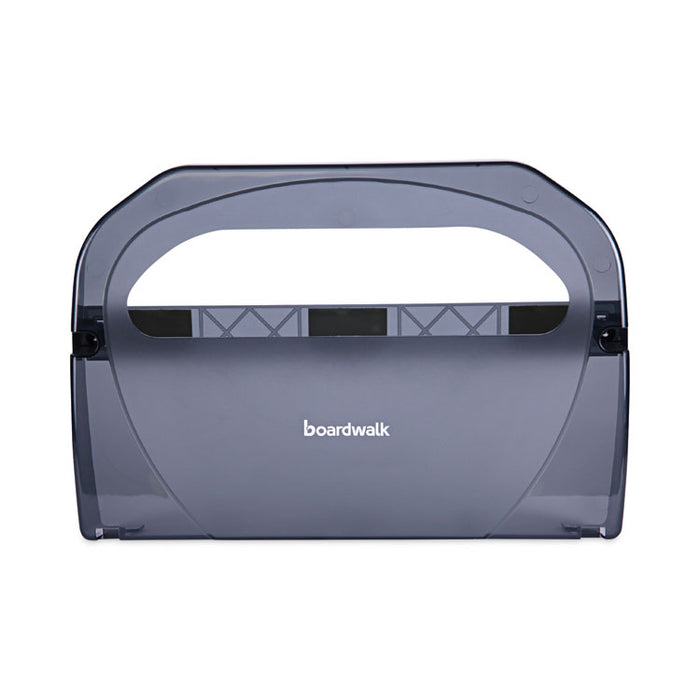 Toilet Seat Cover Dispenser, 17.25 x 3.13 x 11.75, Smoke