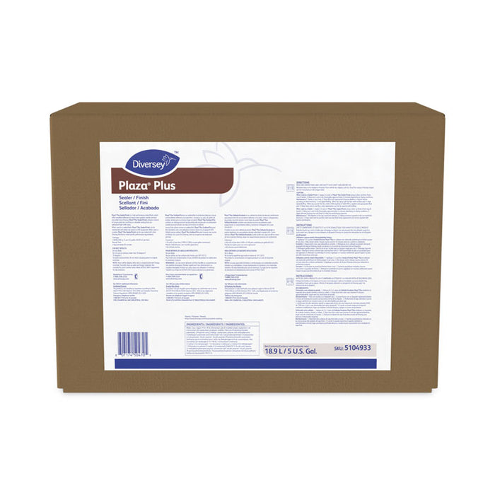 Plaza Hard Surface Sealer/Finish, Liquid, 5 gal Envirobox