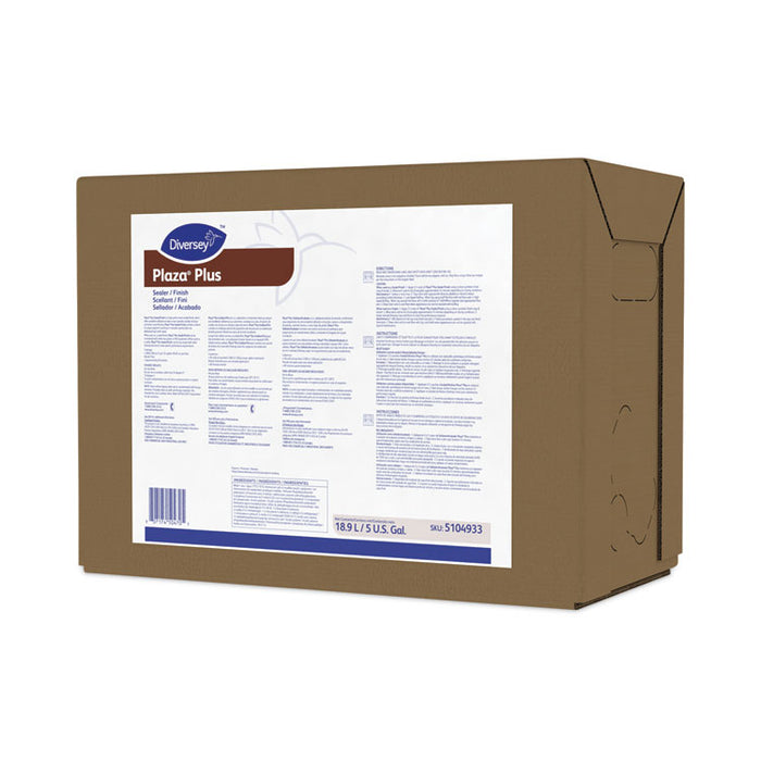 Plaza Hard Surface Sealer/Finish, Liquid, 5 gal Envirobox