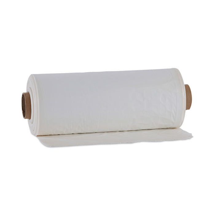 Industrial Can Liner Rolls, 60 gal, 1.8 mil, 21" x 17" x 63", Clear, 75/Carton