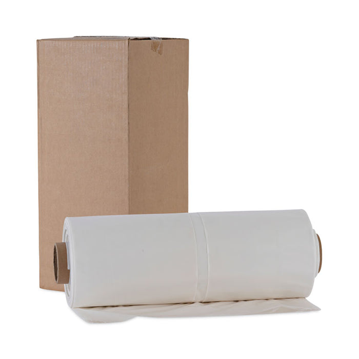 Industrial Can Liner Rolls, 60 gal, 2.7 mil, 21" x 17" x 63", Clear, 50/Carton