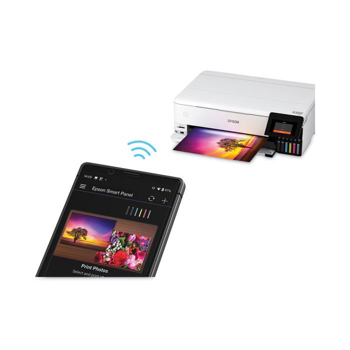 EcoTank Photo ET-8550 Special Edition All-in-One Supertank Printer, Copy/Print/Scan
