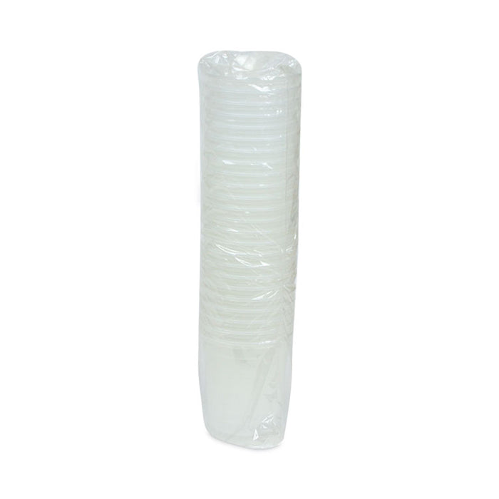 Newspring DELItainer Microwavable Container, 32 oz, 4.6 x 4.6 x 5.6, Natural, Plastic, 480/Carton