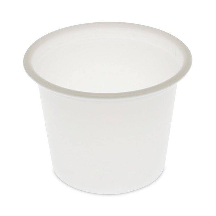 Plastic Portion Cup, 1 oz, Translucent, 200/Sleeve, 25 Sleeves/Carton