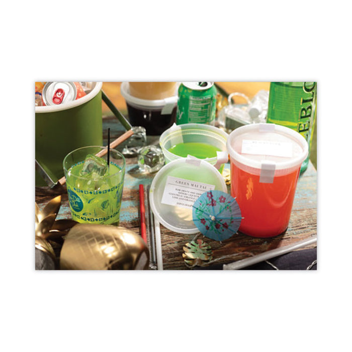 Newspring DELItainer Microwavable Container, 32 oz, 4.7" Diameter x 5.6" h, Clear, Plastic, 240/Carton
