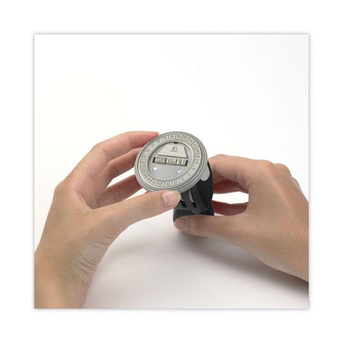 Time and Date Received Round Stamp, Conventional, 2" Diameter