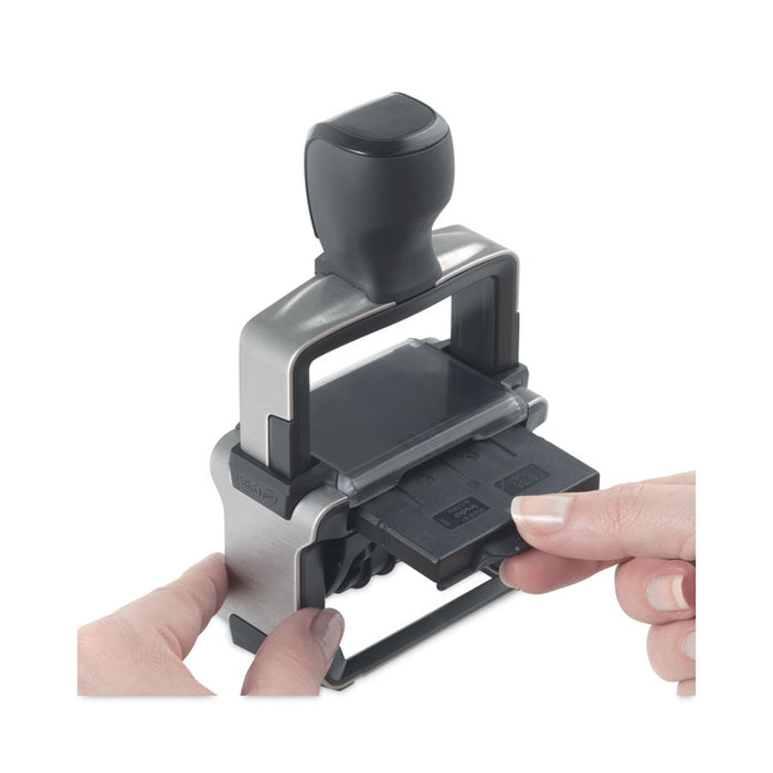 Professional Self-Inking Numberer, Ten Bands/Digits, Type Size: 2, Black