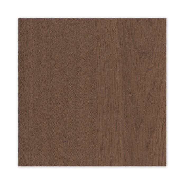 Mod Desk Hutch, 3 Compartments, 72w x 14d x 39.75h, Sepia Walnut