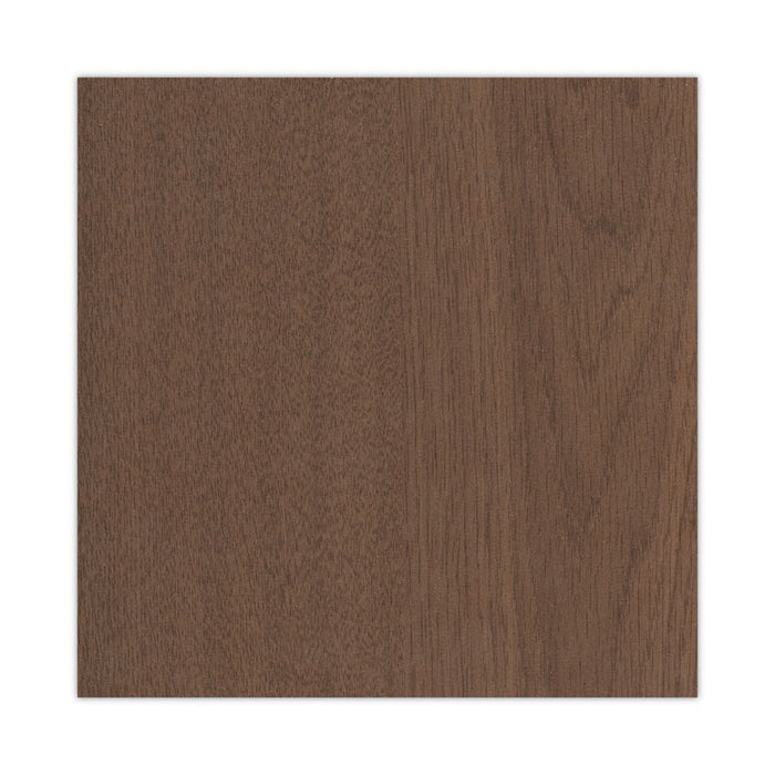 Mod Return Shell, Reversible (Left or Right), 48w x 24d x 29h, Sepia Walnut
