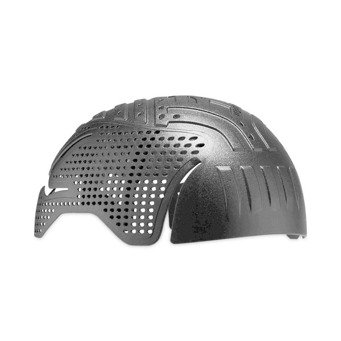 Skullerz 8965 Lightweight Bump Cap Hat with LED Lighting, Long Front Brim, One Size Fits Most, 0.01" Insert, Black