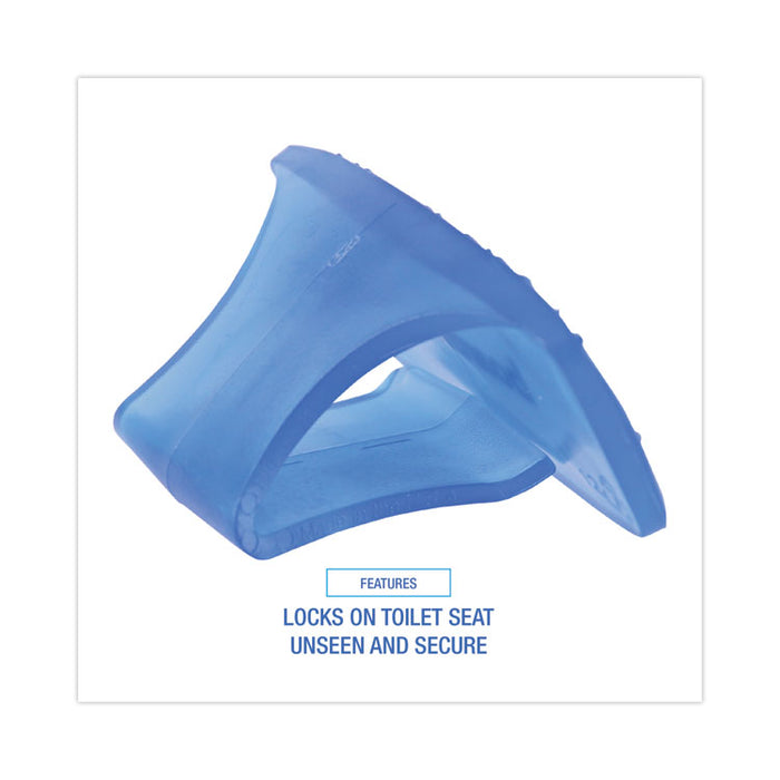 Toilet Bowl Clip, Cotton Blossom Scent, Blue, 12/Box, 6 Boxes/Carton