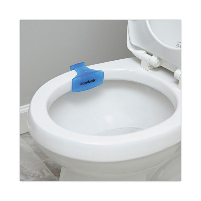Toilet Bowl Clip, Cotton Blossom Scent, Blue, 12/Box, 6 Boxes/Carton