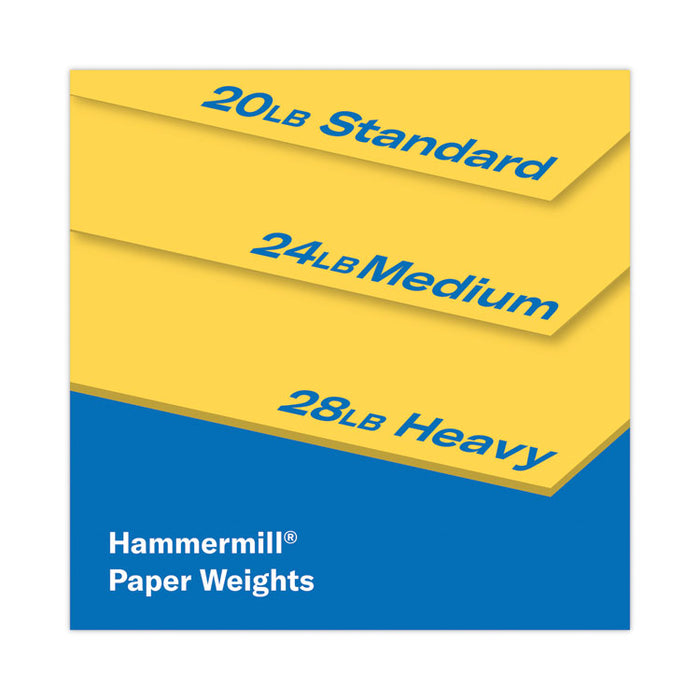 Colors Print Paper, 20 lb Bond Weight, 8.5 x 11, Goldenrod, 500 Sheets/Ream, 10 Reams/Carton