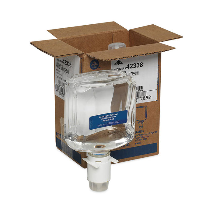 enMotion Gen2 Moisturizing Foam Hand Sanitizer Dispenser Refill, 1,000 mL, Fragrance-Free, 2/Carton