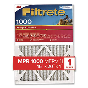 Allergen Defense Air Filter, MERV 11, MPR 1000, 16 x 20