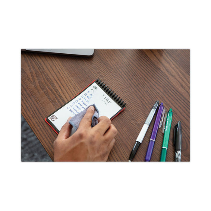 Mini Notepad, Black Cover, Dotted Rule, (24) White 3 x 5 Sheets