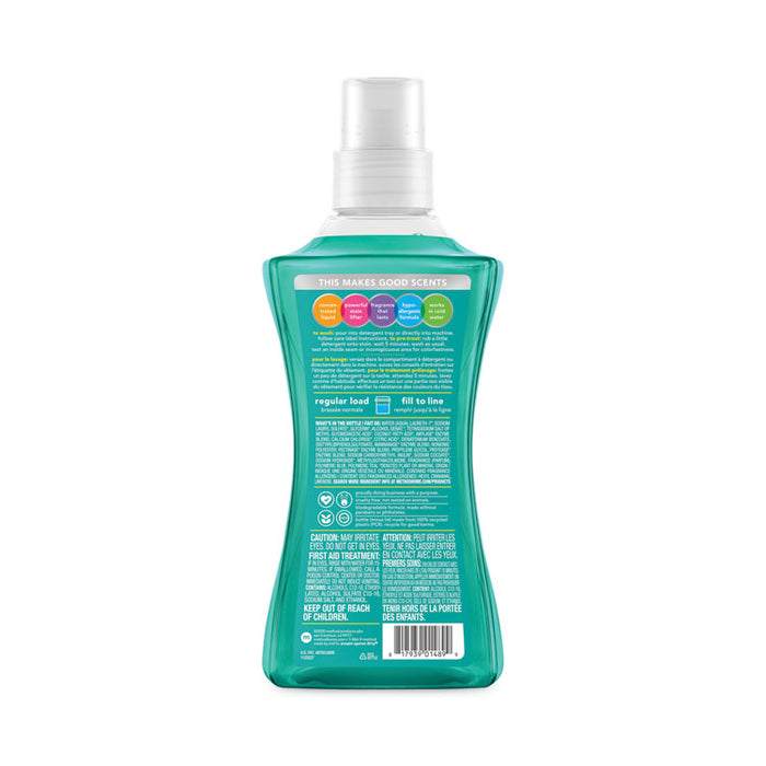 4X Concentrated Laundry Detergent, Beach Sage Scent, 53.5 oz Bottle