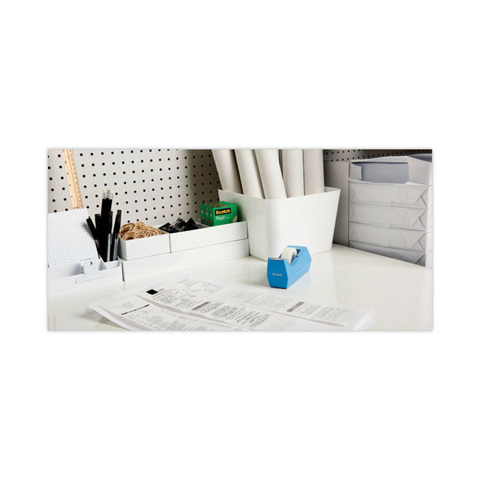 Magic Tape Value Pack with Desktop Dispenser, 1" Core, 0.75" x 83.33 ft, Clear, 10 Tape Rolls/Pack