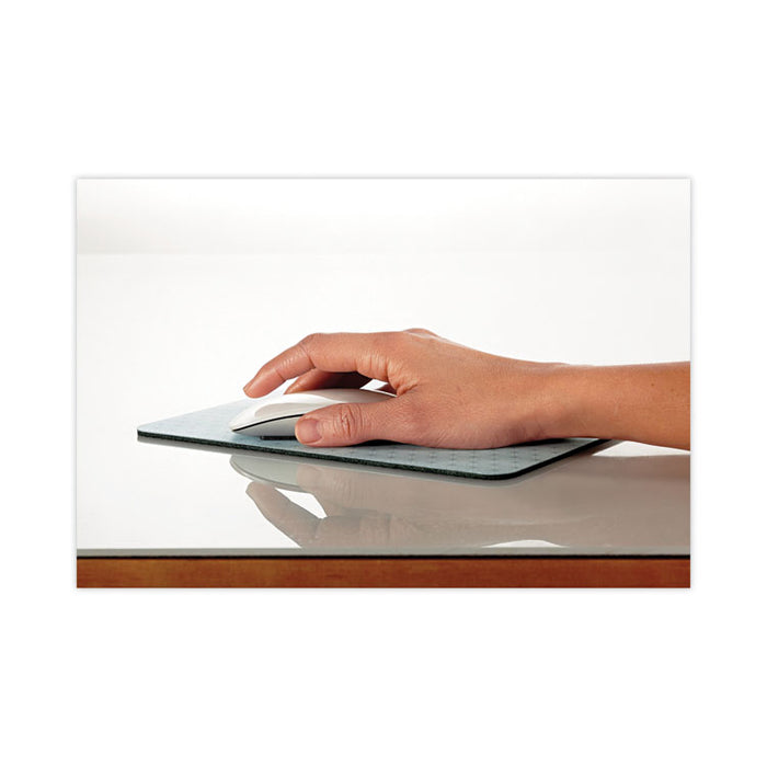 Precise Battery-Saving Mouse Pad with Nonskid Back, 9 x 8, Bitmap Design