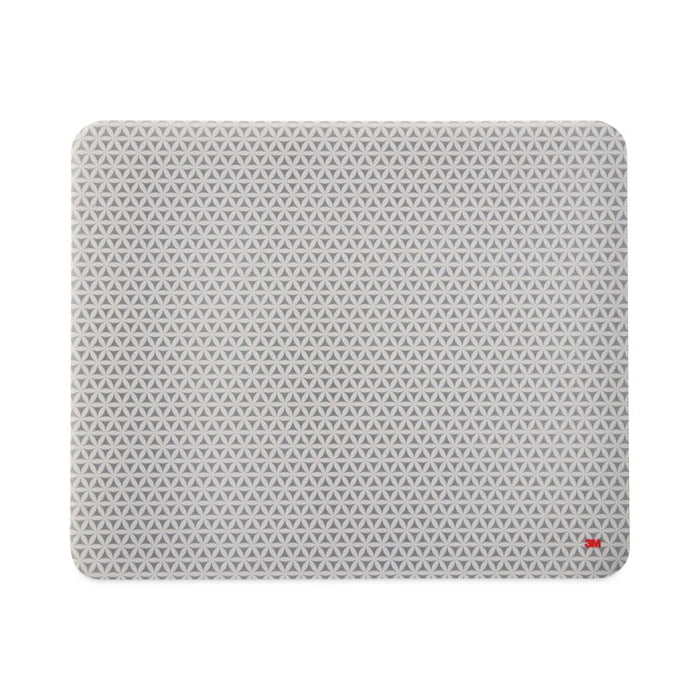 Precise Battery-Saving Mouse Pad with Nonskid Repositionable Adhesive Back, 8.5 x 7, Bitmap Design