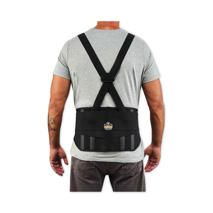 ProFlex 1600 Standard Elastic Back Support Brace, Medium, 30" to 34" Waist, Black