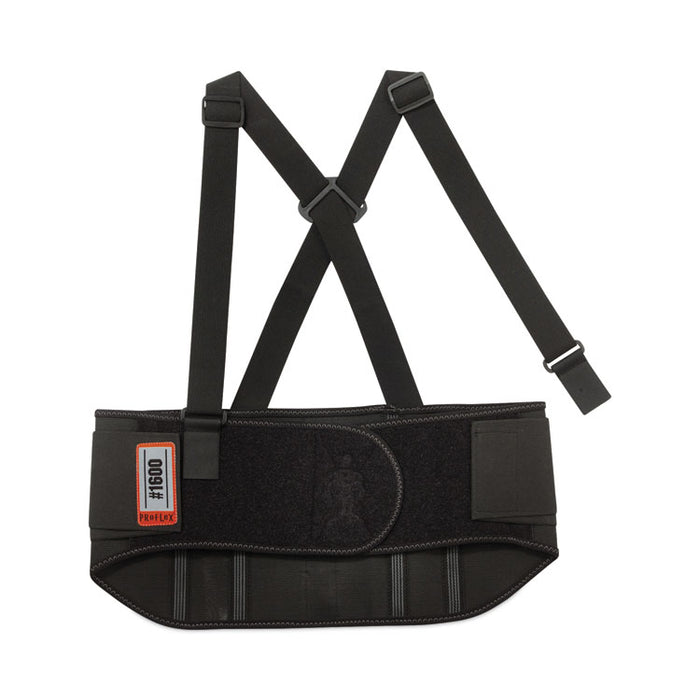 ProFlex 1600 Standard Elastic Back Support Brace, X-Large, 38" to 42" Waist, Black