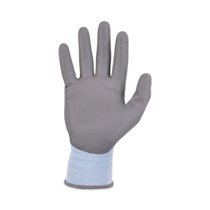 ProFlex 7025 ANSI A2 PU Coated CR Gloves, EN388: 2X42B, 9" Long, Medium, Blue, Pair