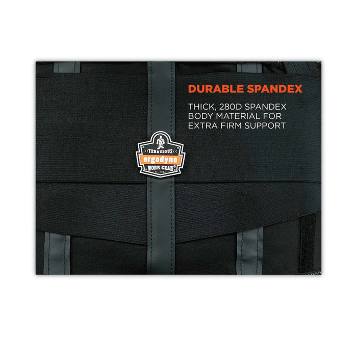 ProFlex 1100SF Standard Spandex Back Support Brace, X-Large, 38" to 42" Waist, Black