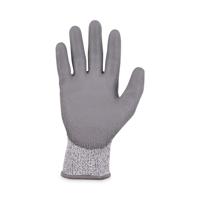 ProFlex 7030 ANSI A3 PU Coated CR Gloves, EN388: 4X42C, 9" Long, Small, Gray, Pair