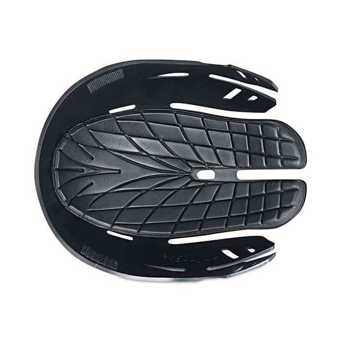 Skullerz 8950XL XL Bump Cap Hat, Long Front Brim, Large to XXX-Large (7.5 and Up), 0.01" Insert, Black