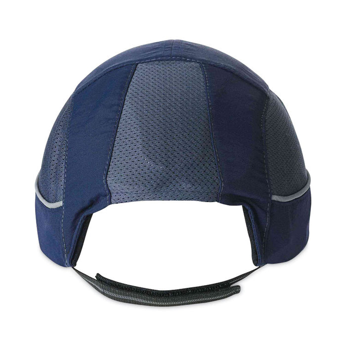 Skullerz 8950XL XL Bump Cap Hat, Short Front Brim, Large to XXX-Large (7.5 and Up), 0.01" Insert, Navy