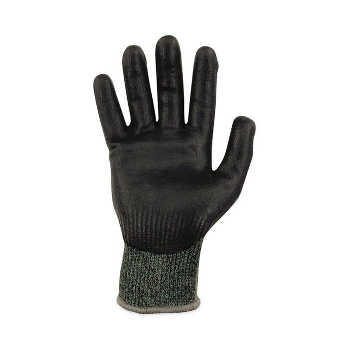 ProFlex 7070 ANSI A7 Nitrile Coated CR Gloves, EN388: 4X42F, 9" Long, Medium, Green, Pair