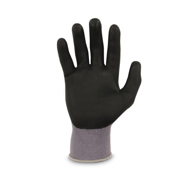 ProFlex 7000 Nitrile-Coated Gloves Microfoam Palm, EN388: 4121A, 9" Long, Medium, Gray, 12 Pairs