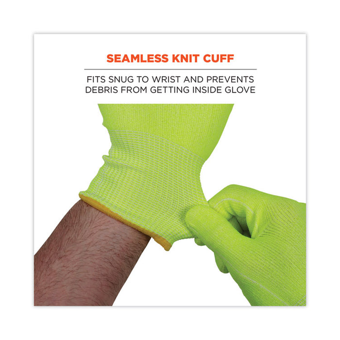 ProFlex 7040 ANSI A4 CR Food Grade Gloves, EN388: 2X4XD, Reversible, 11" Long, Large, Lime, 144 Pairs/Carton