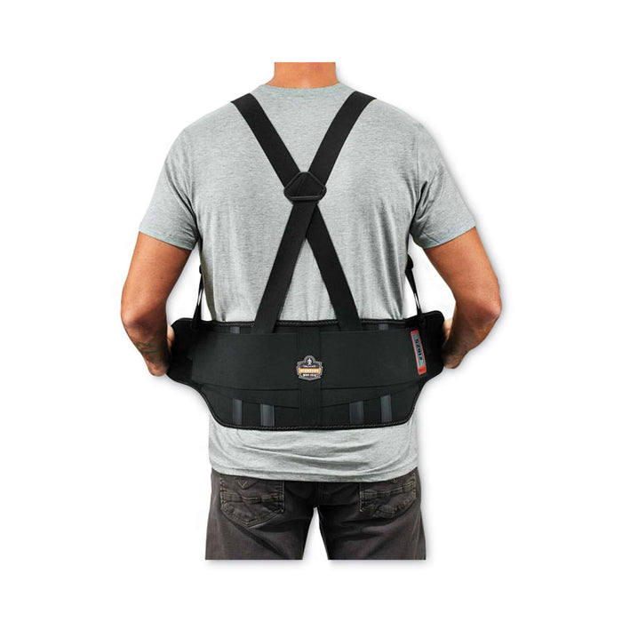 ProFlex 1625 Elastic Back Support Brace, Small, 25" to 30" Waist, Black