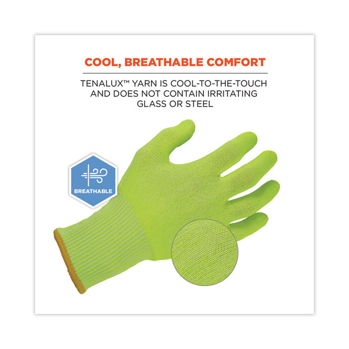 ProFlex 7040 ANSI A4 CR Food Grade Gloves, EN388: 2X4XD, Reversible, 11" Long, Large, Lime, 144 Pairs/Carton