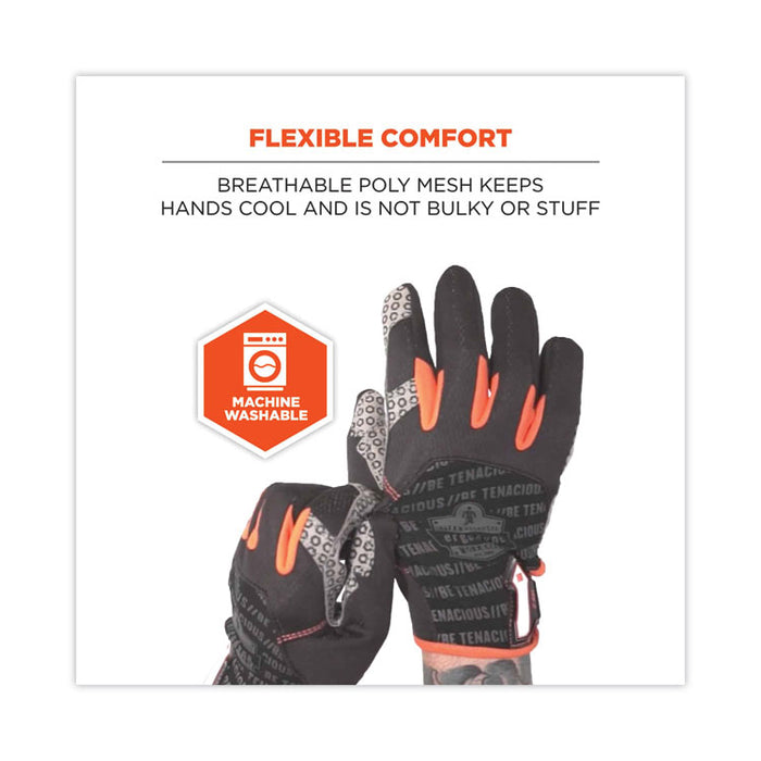ProFlex 821 Smooth Surface Handling Gloves, XX-Large, Black, Pair