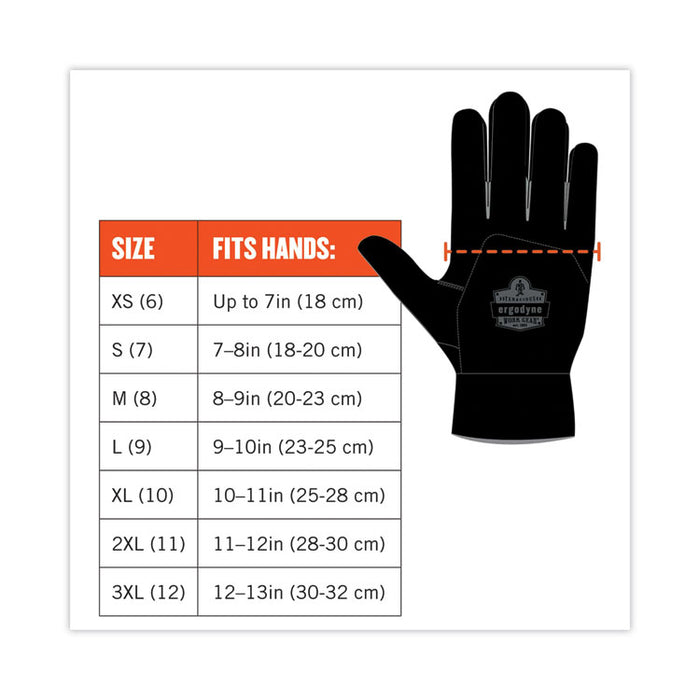 ProFlex 821 Smooth Surface Handling Gloves, XX-Large, Black, Pair